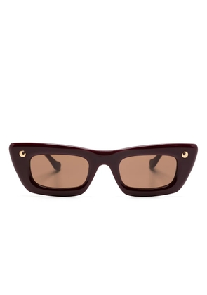 Nanushka Londyn cat-eye sunglasses - Red