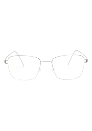 Lindberg square-frame glasses - Silver