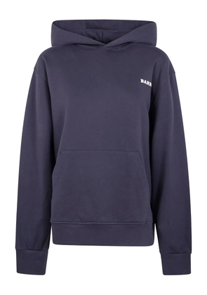 BARROW basketball-print hoodie - Blue