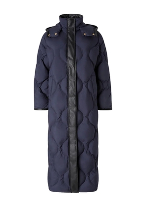 PINKO quilted hooded coat - Blue