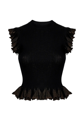 Ulla Johnson Leila ruffled top - Black