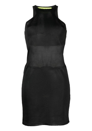GAUGE81 racerback semi-sheer dress - Black