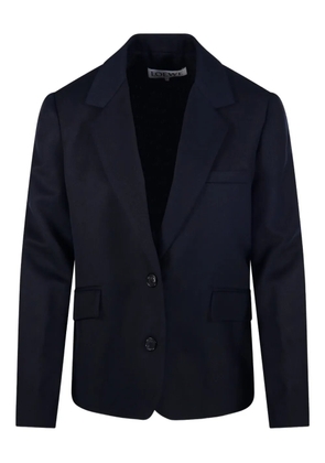 LOEWE buckle-detail tailored jacket - Blue