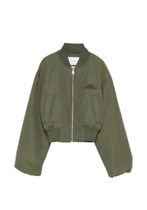 Axel Arigato Lola logo-embroidered bomber jacket - Green