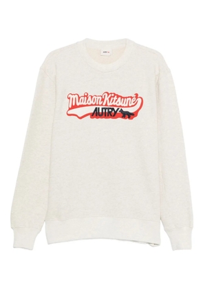 Maison Kitsuné x Autry logo-print sweatshirt - Grey