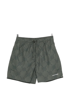Daily Paper patterned swim shorts - Green