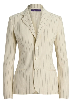 Ralph Lauren Collection Skye pinstripe-print blazer - Neutrals