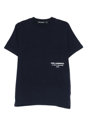 Karl Lagerfeld crew-neck T-shirt - Blue