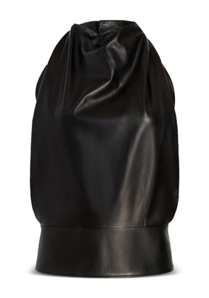 Proenza Schouler Iza draped top - Black