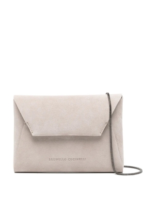 Brunello Cucinelli chain-strap mini bag - Grey