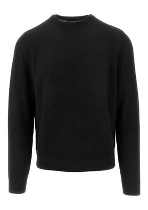 Emporio Armani ribbed sweater - Black