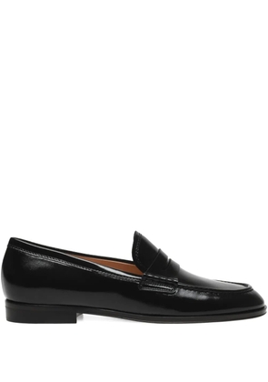 Gianvito Rossi leather loafers - Black