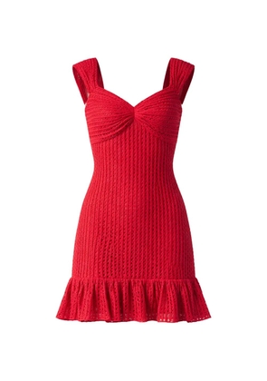 Tadashi Shoji ruffled mini dress - Red