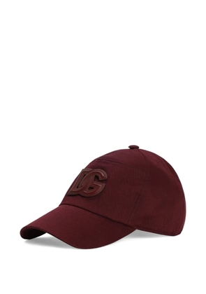 Dolce & Gabbana logo-applique cap - Red