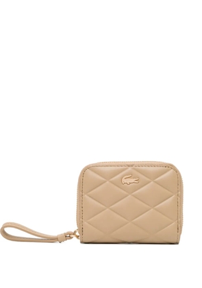 Lacoste small Crocodelle purse - Neutrals