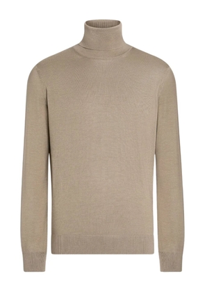 Zegna turtleneck sweater - Neutrals