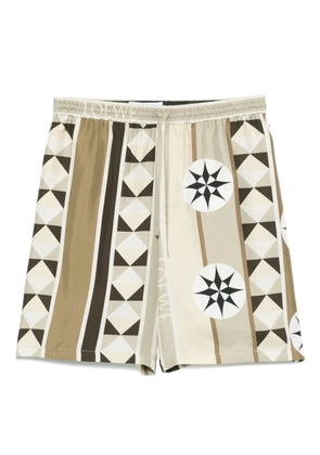 LOEWE graphic-print shorts - Neutrals