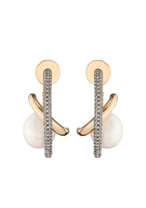 DEMARSON New York pearl-embellished earrings - Gold