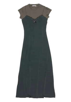 Acne Studios layered dress - Green