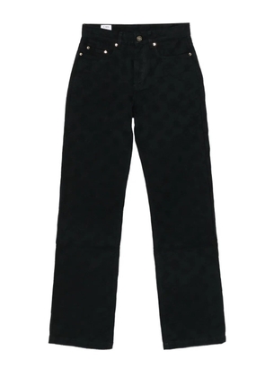 Casablanca monogram-print jeans - Black