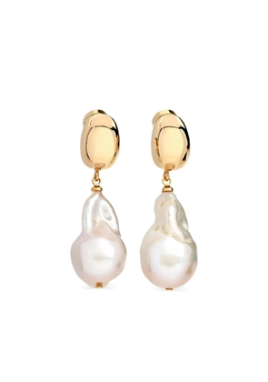 Kenneth Jay Lane pearl-embellished drop earrings - Gold