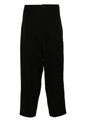 Yohji Yamamoto wool trousers - Black