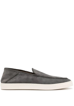 Giorgio Armani whipstitch-trim detail sneakers - Grey