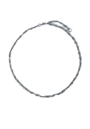 OUR LEGACY barbwire necklace - Silver
