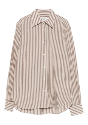 Officine Generale striped shirt - Brown