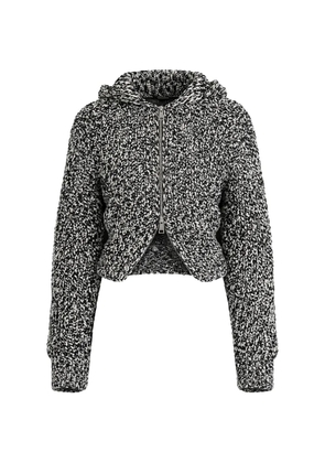 Nanushka Sonnet knitted hooded jacket - Black