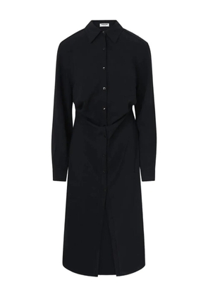 La Piscine buttoned shirt dress - Black