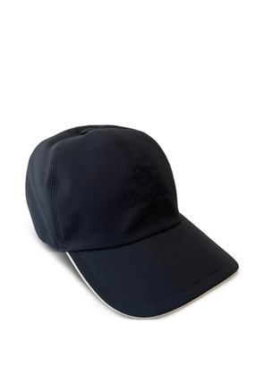 Loro Piana embroidered logo baseball cap - Blue