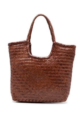 DRAGON DIFFUSION NS Diagonal Triple Jump tote bag - Brown