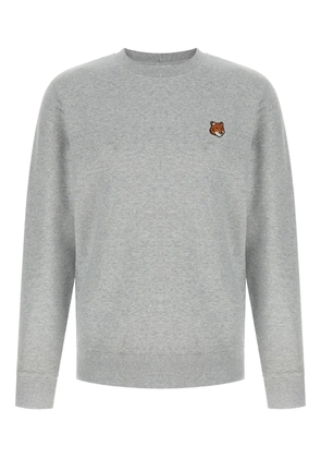 Maison Kitsuné fox head patch sweatshirt - Grey
