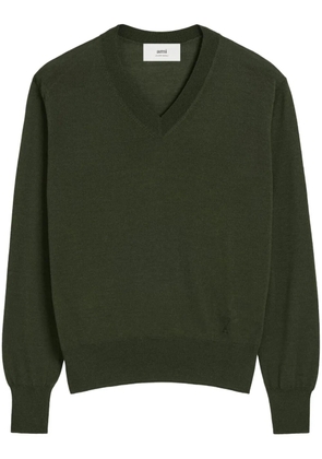 AMI Paris Ami de Coeur sweater - Green
