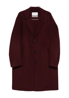 AMARÁNTO single-breasted coat - Red
