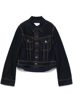Victoria Beckham cropped denim jacket - Blue