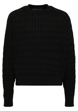 LGN LOUIS GABRIEL NOUCHI cable-knit pullover sweater - Blue