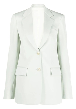 Lanvin single-breasted virgin wool blazer - Green
