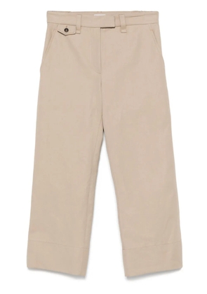 Brunello Cucinelli twill-weave trousers - Neutrals