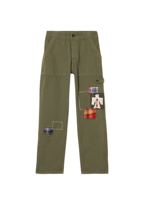 Fortela Jacey patchwork trousers - Green
