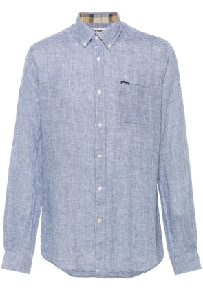 Barbour linen checked shirt - Blue