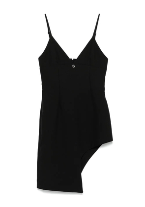 Coperni asymmetric mini dress - Black