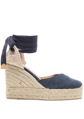 Castañer Carina wedge espadrilles - Blue