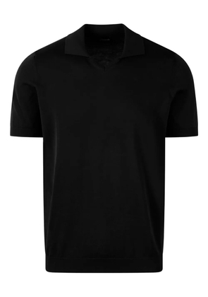 Drumohr v-neck short-sleeve t-shirt - Black