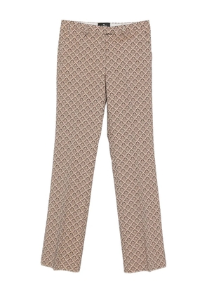 ETRO damask-pattern trousers - Neutrals