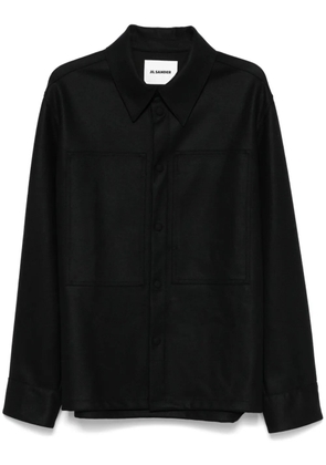 Jil Sander wool shirt - Black