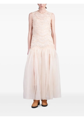 ZIMMERMANN Illuminate macramé maxi dress - Neutrals