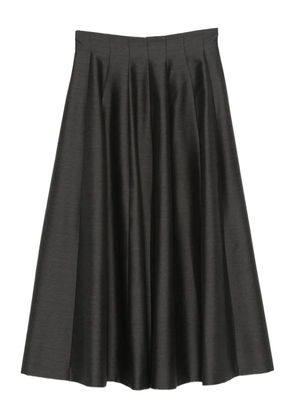 Alberta Ferretti pleated midi skirt - Grey