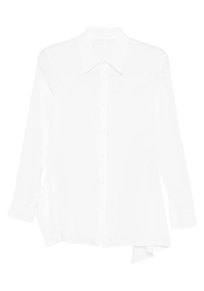 Yohji Yamamoto flared button-fastening shirt - White
